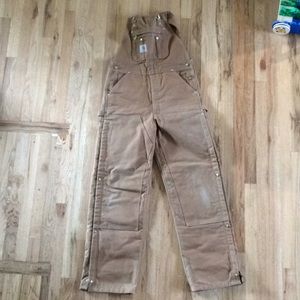 Carhartt Quilt lined bib overall